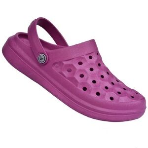 JOYBEES | Varsity Clog slip-ons Dark Magenta like Crocs